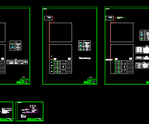 安徽芜湖xx重卡充电站项目施工图CAD202505