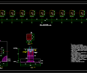 某双挑光伏车棚施工图-2025