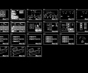 2024某地光储图纸（含1987.72kWp光伏+400kW800kWh 储能+车棚CAD图纸）