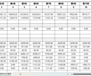 大型共享储能项目经济评价模型